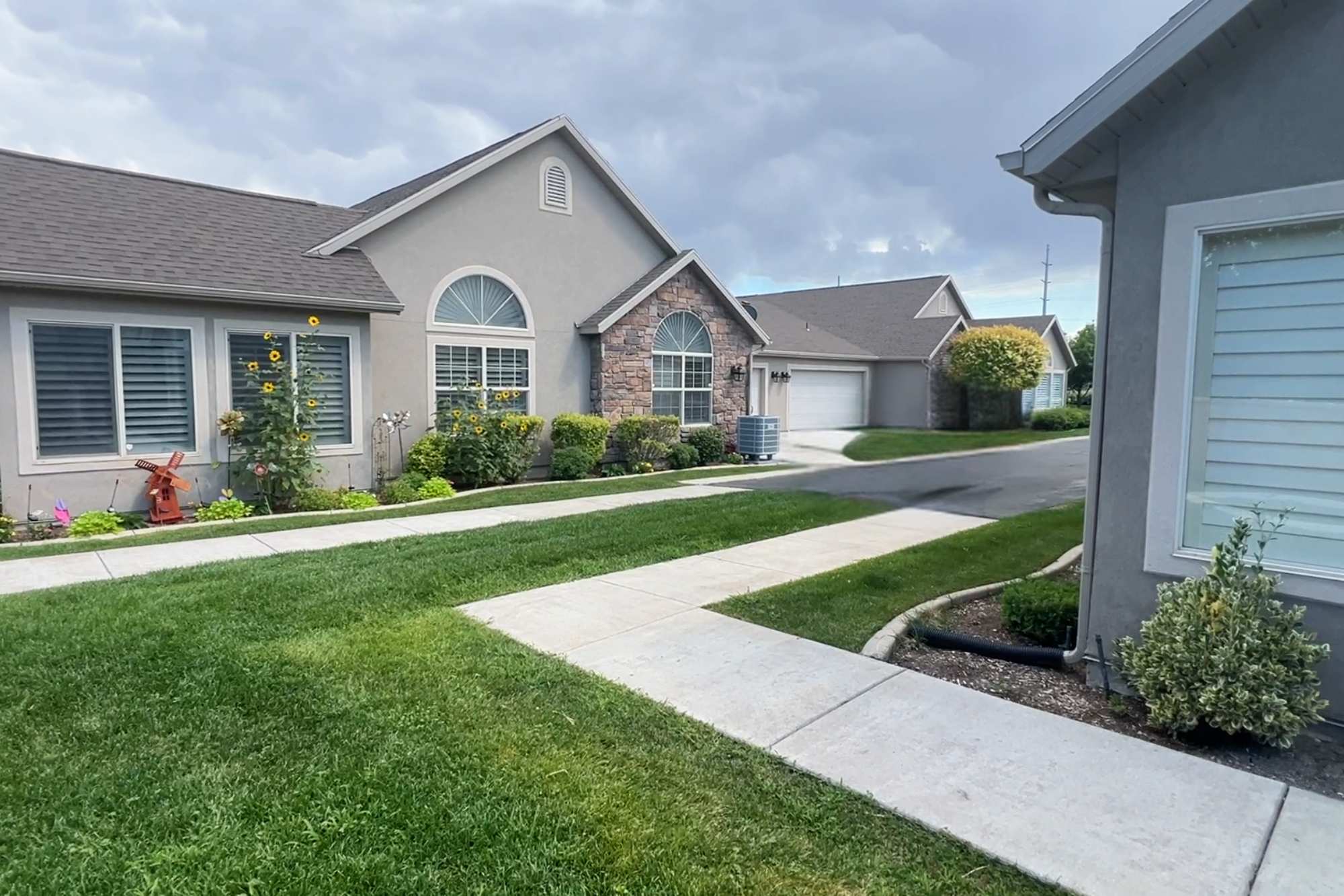 55+ community home Country Park Villas in West Jordan, Utah