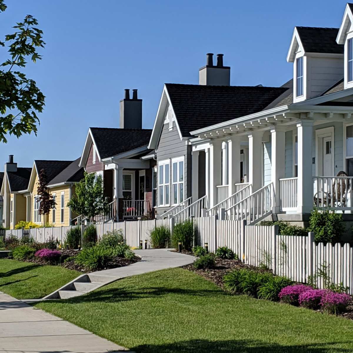 View of Garden Park 55+ Community in Daybreak UT