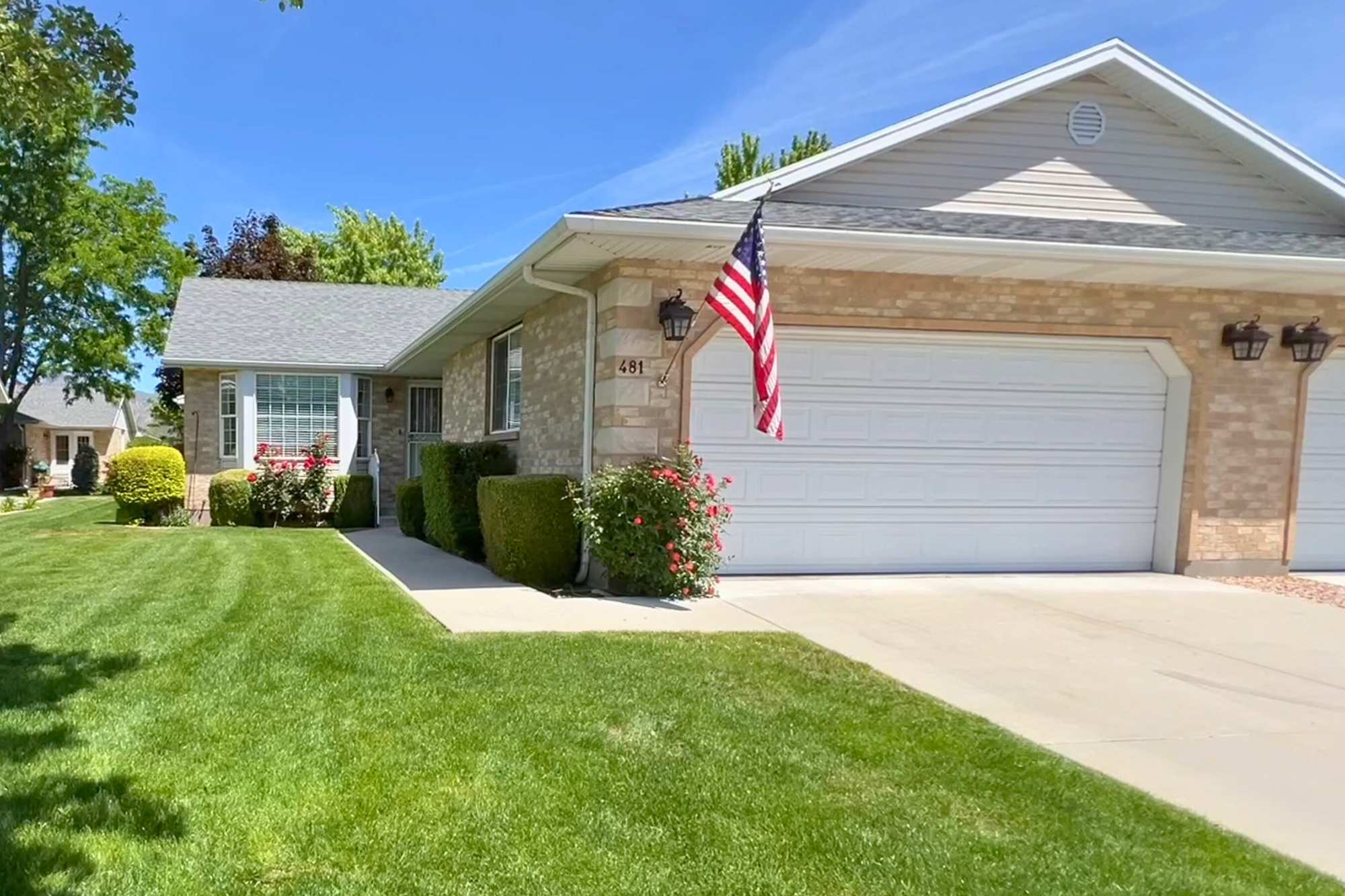 View of a 55+ Community Home in the Evergreen East Community in Orem, UT