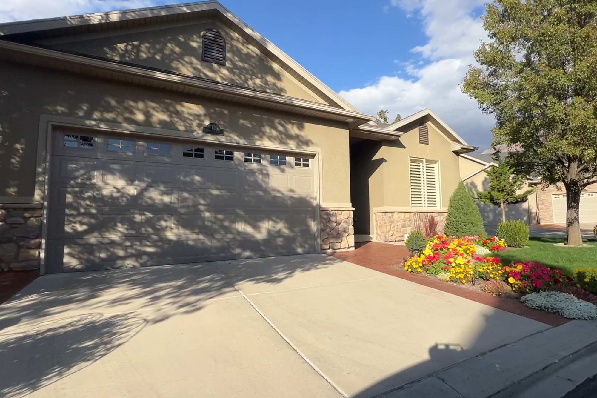 View of Paradise Cove home--a 55+ community in Alpine, Utah.