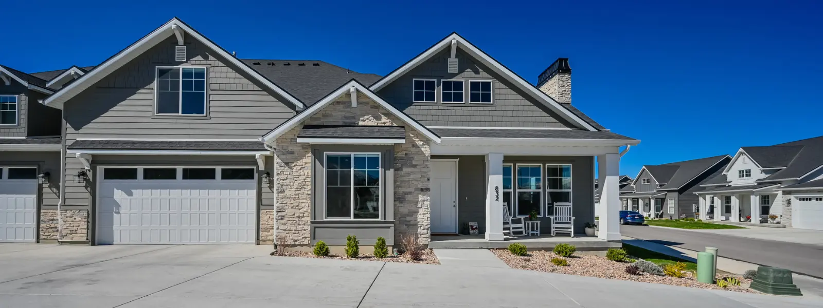 View of the front of Salem Ridge in Salem. A 55+ community
